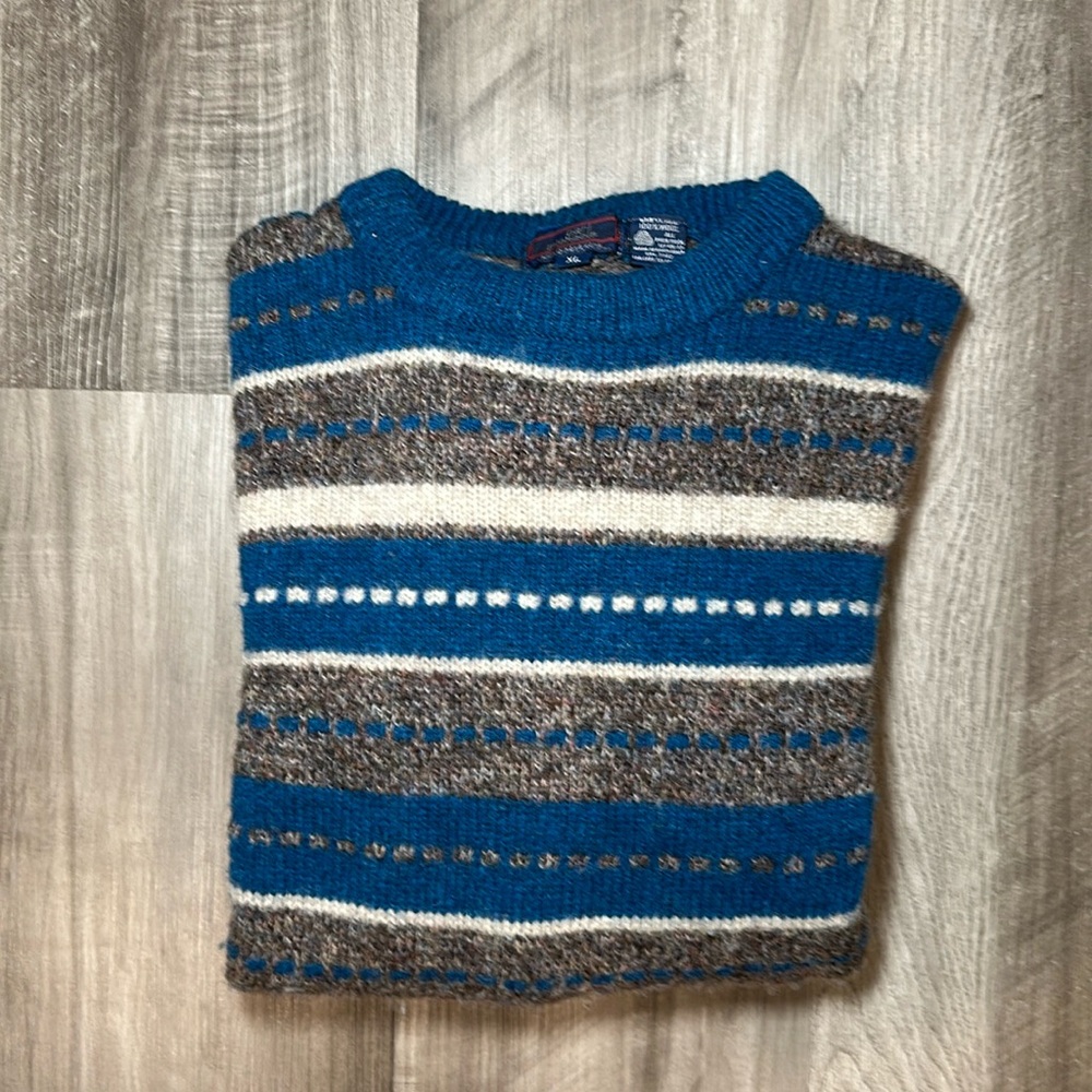 Carl Michaels Vintage Shetland Wool Sweater - XL